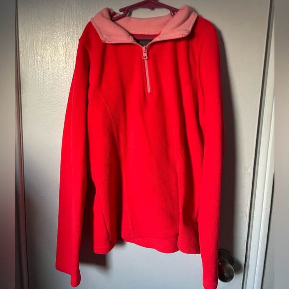 Old Navy Active Vibrant Orange Pullover - Picture 2 of 4